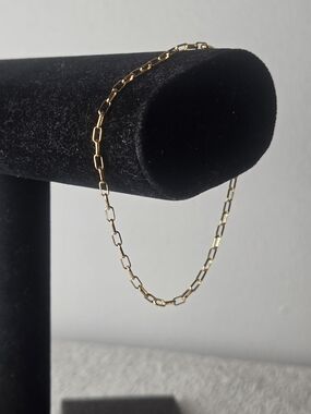 Thomas Sabo 18k Yellow Gold Plated Sterling Silver Paperclip Bracelet